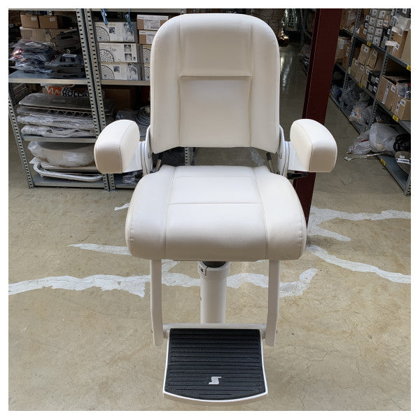 Stidd Admiral 500N lav dårlig hvid pilotstyring | hjelmsæde