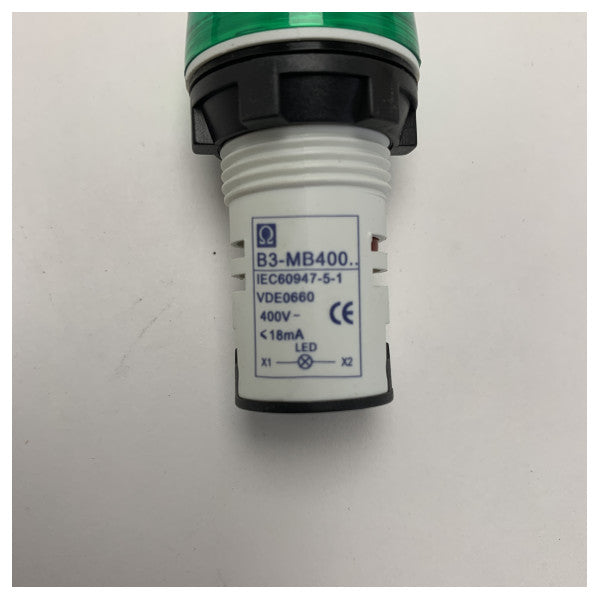 Grüne Signallampe, Marinequalität B3-MB400