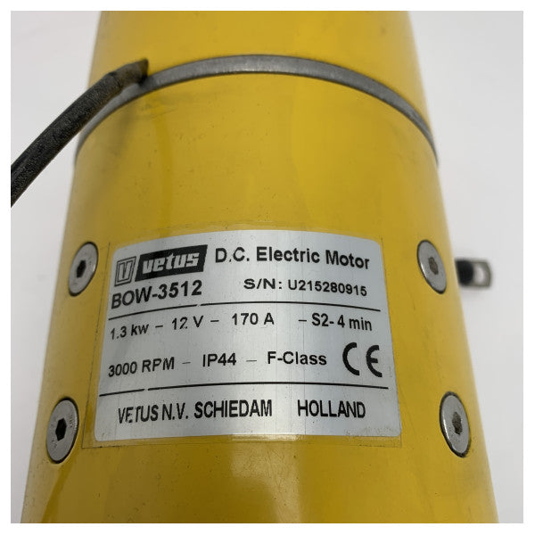 Vetus BOW3512 35 KGF 12V Bugstrahlruder Elektromotor nur Motor.