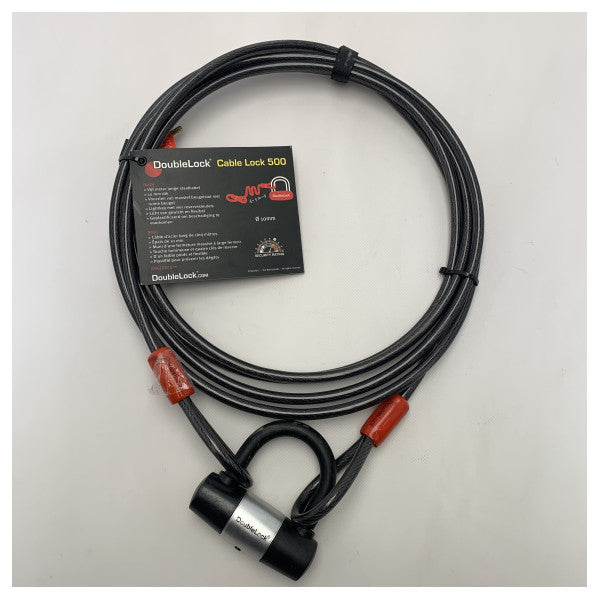 Двойно заключване на кабелна ключалка 500 500 cm висококачествено заключване на лодка