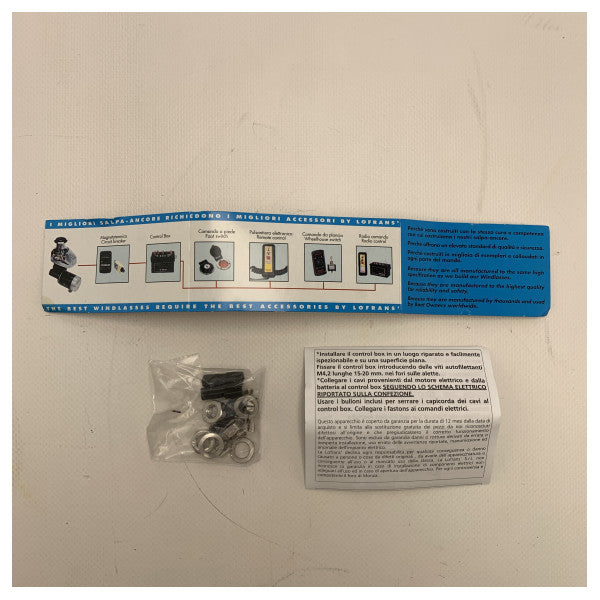 Caixa de controlo do guincho de âncora Lofrans 700 - 1000 - 1200W 24V - CB120024