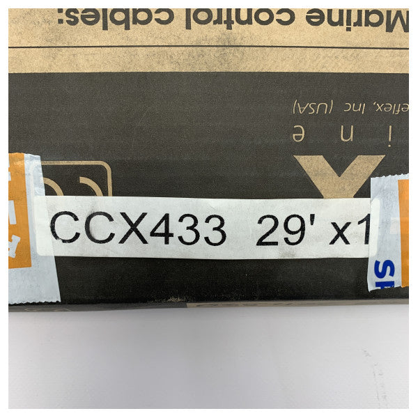 Cabo de controlo do motor Teleflex Seastar - CCX433 29 pés X1