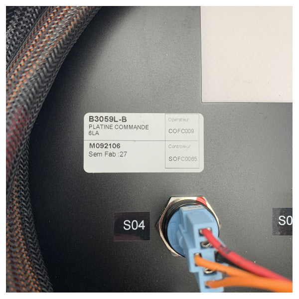 Kit original de painel de interruptores eléctricos DC 24V CNB preto