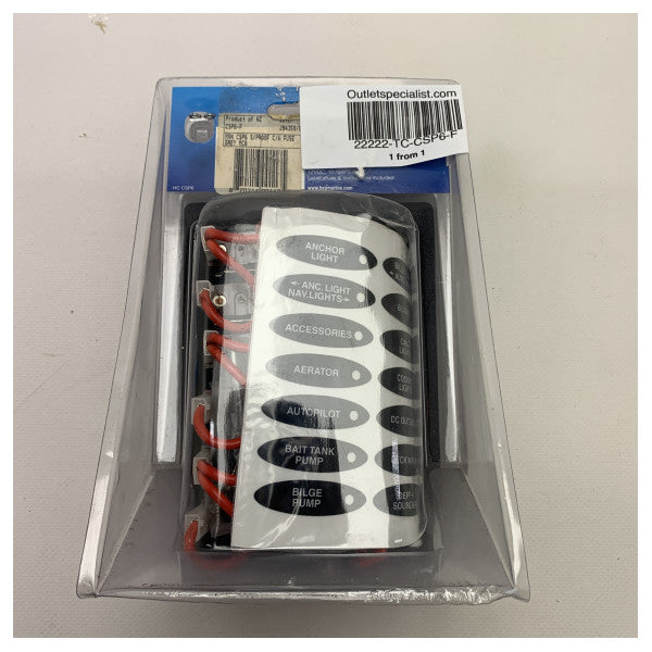 BEP Switch Panel DC 6 Function Water Proof - CSP6 -F