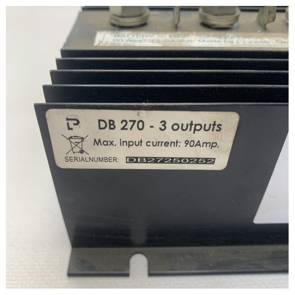 Xenteq DB270 Distributeur de courant de chargement à 3 voies | Bridge à diode 12V - 90 ampli