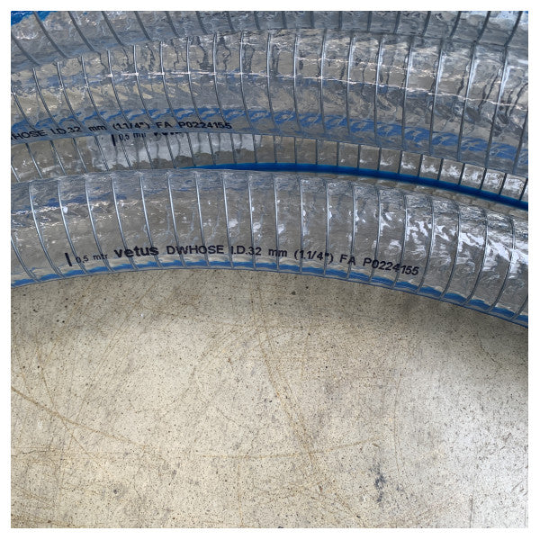 Vetus DWHOSE32B Trinkwasserschlauch 32 mm Länge - 14M