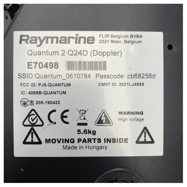 Utilisé Raymarine Quantum 2 24D Radar Doppler - E70498