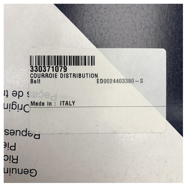 Cinghia di trasmissione motore Lombardini ED0024403380-S nero