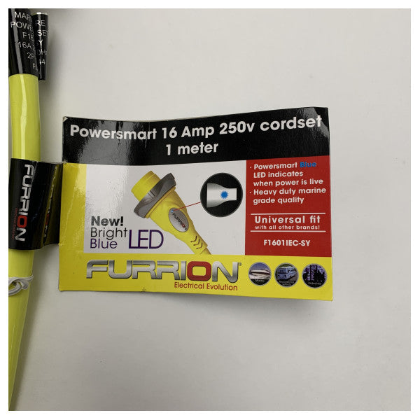 Furrion F1601IEC-SY 16A 230V ショア電源コードセット 1M