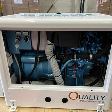 Nanni QMF6.0M 5 KW | 1500 RPM Marine Diesel Generator with SoundShield 230V