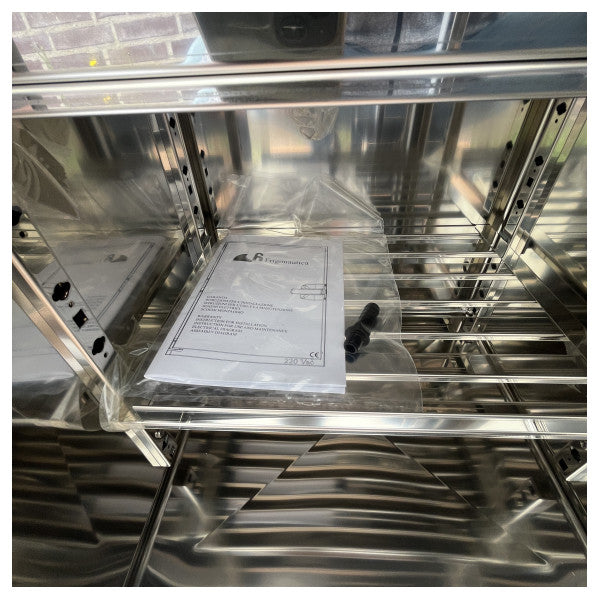 Frigonautica FR80RC rustfrit stål køleskab under bord - B480 D537 H630 cm