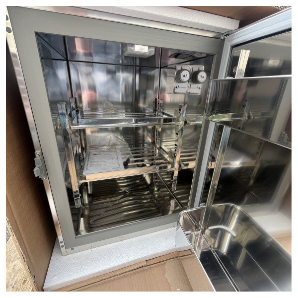 Frigonautica FR80RC rustfrit stål køleskab under bord - B480 D537 H630 cm