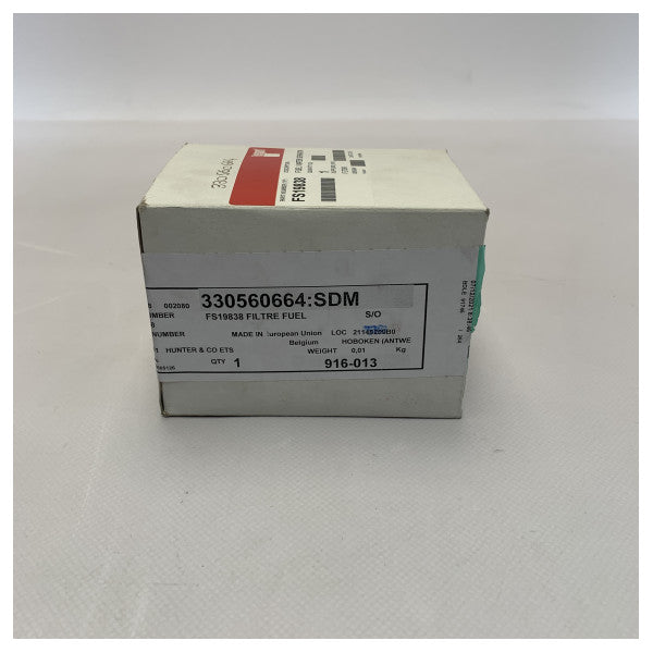 Filtro de combustível Fleetguard FS19838 branco