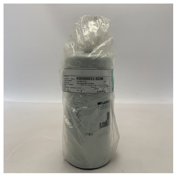 Filtr paliwa Fleetguard FS19934 | separator wody biały