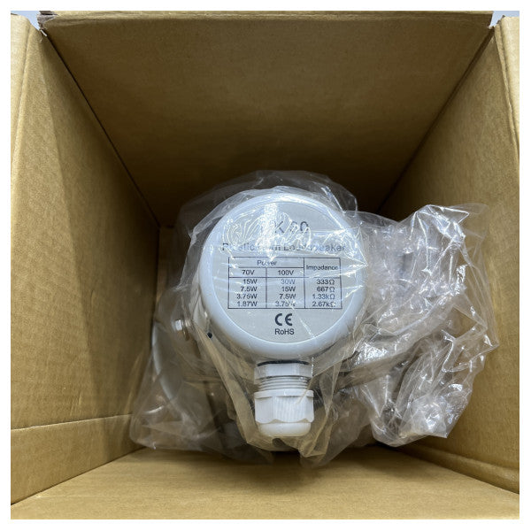 Jagro 100V vandtæt hornhøjttaler DK30-PP