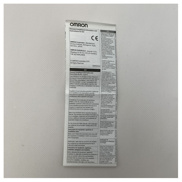 Omron H3KD-M2A din rail mount timer 12V