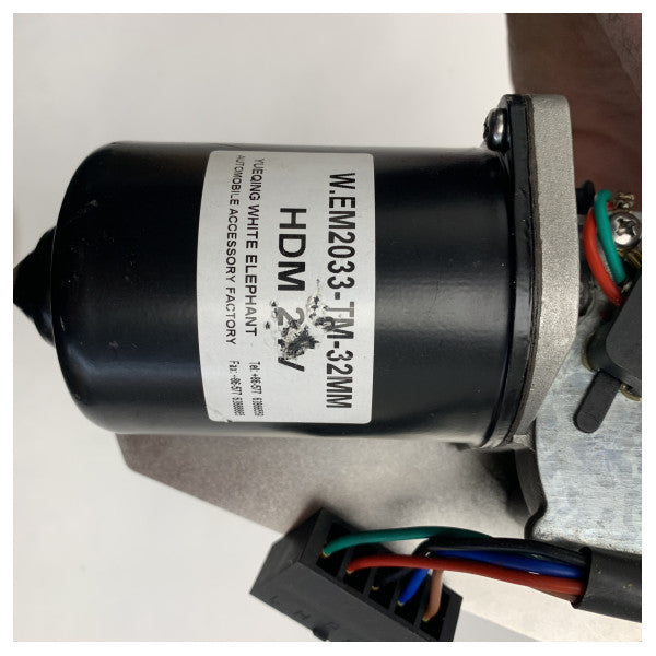 Двигун склоочисника Vetus HDM24DL 24V з довгим важелем