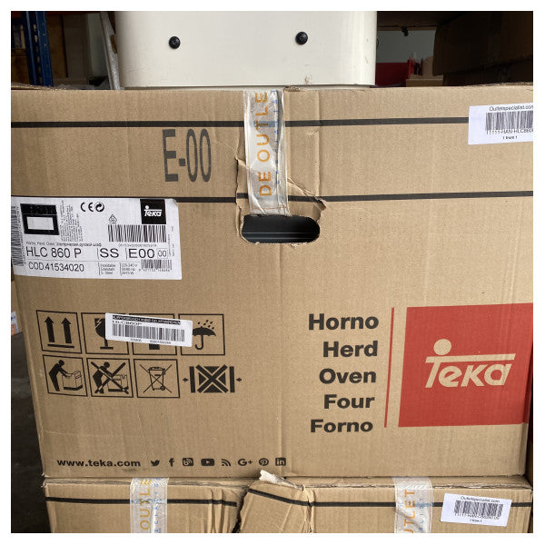 Teka HLC860P forno multifunzione compatto da 45 cm nero