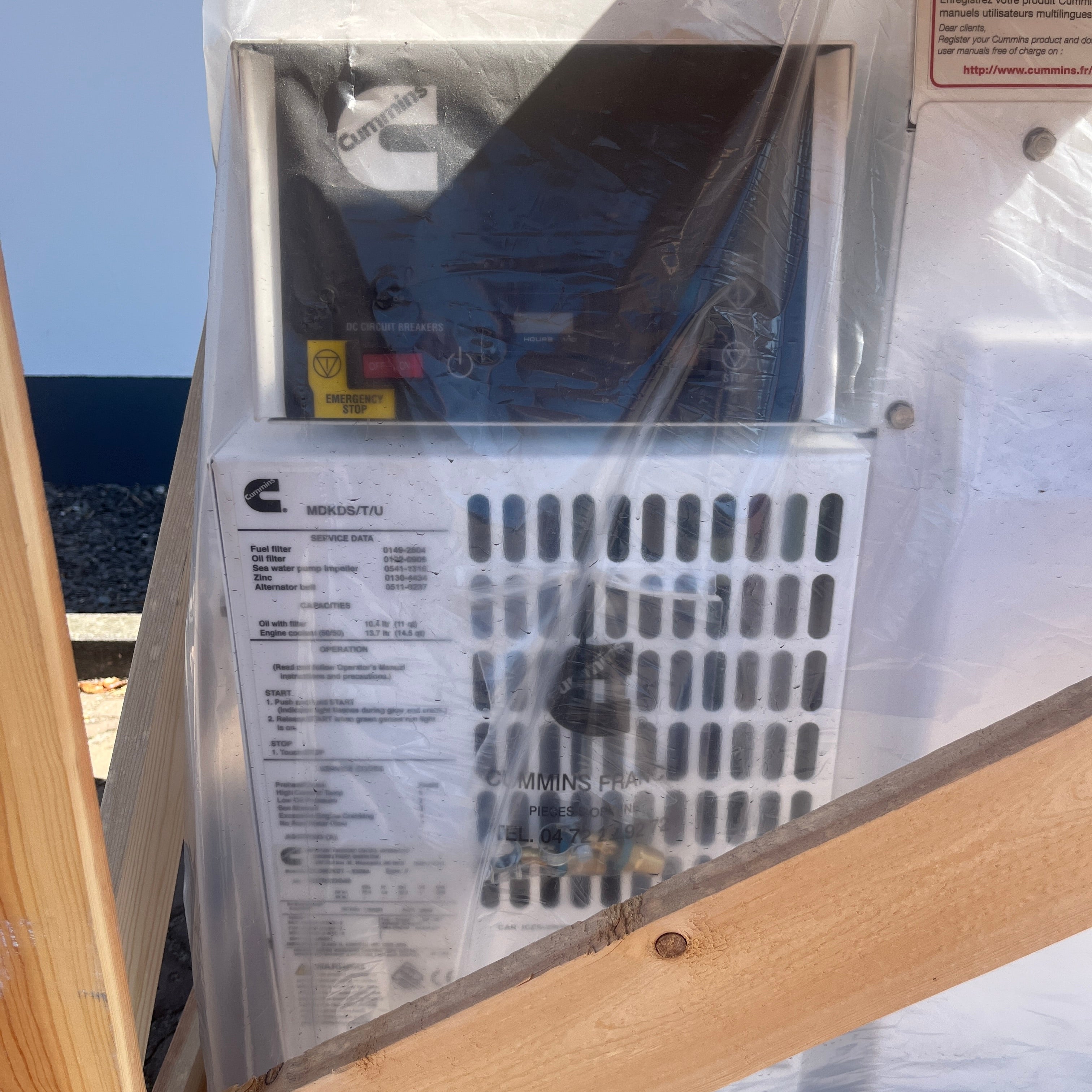 Cummins Onan 22.5 kW ναυτική γεννήτρια ντίζελ 230V||| 50 HZ - 22.5MDKDT