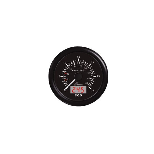 WEMA GPS Speed ​​| Compass Affichage noir - 110395