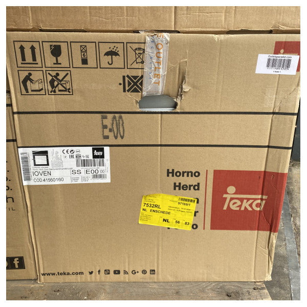 Forno multifunções Teka IOVEN de 60 cm com caixa de vapor preto