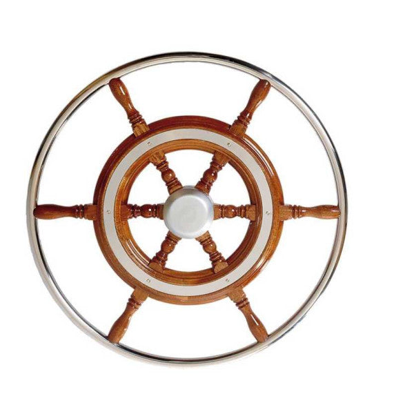 Used Vetus KA521 Mahogany Steering Wheel Ø52 cm