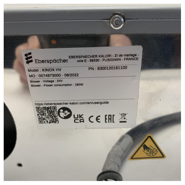 Eberspacher KINOX HV熱交換器 10 kW 24V