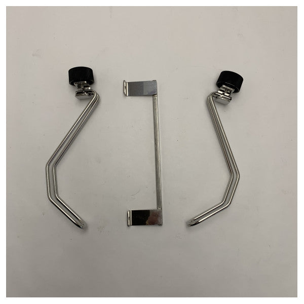 ENO Marine Grade ruostumattomasta teräksestä valmistettu pannukiinnityssarja turvalliseen kattilakiinnitykseen veneen keittotasoihin - KSC75123