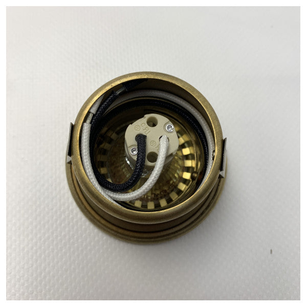 Allpa messinkinen upotettu alasvalo spot halogeeni 12V - L4400501 - L4400501