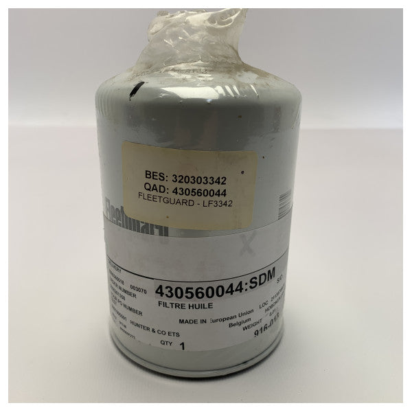 Filtro dell'olio motore Fleetguard LF3342 a rotazione