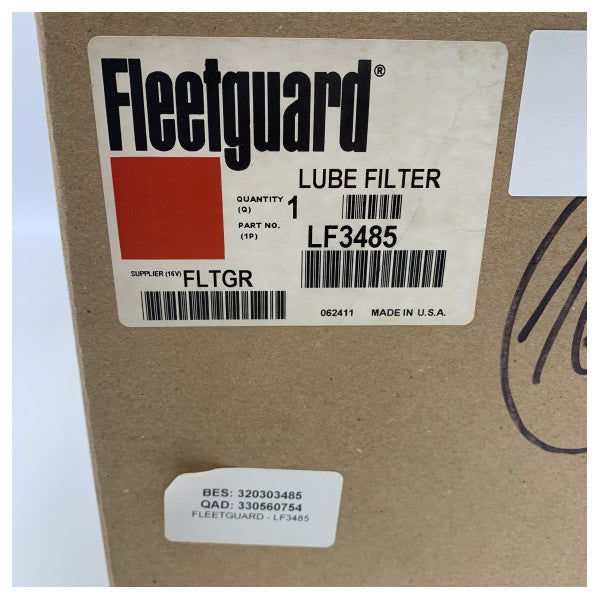 Fleetguard LF3485 Élément d'insert de filtre à huile moteur