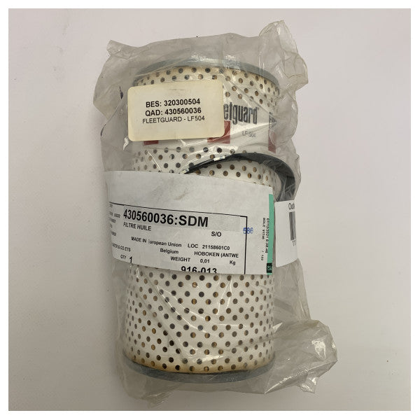 Вложка за филтър за моторно масло FleetGuard LF504