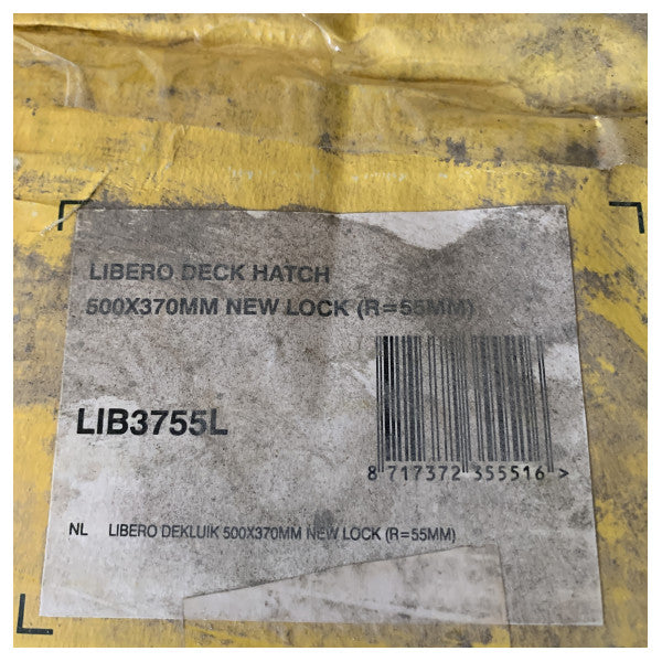 Vetus LIB3755L リベロ・アルミ・デッキハッチ 500 x 370 MM
