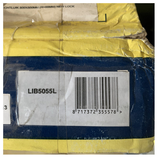 Алюмінієвий люк для палуби Vetus LIB5055L 500X500MM