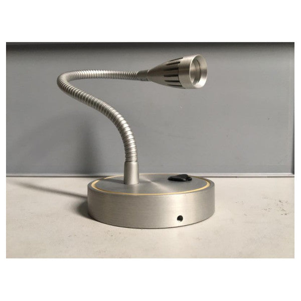 Vetus LIVORNO adjustable reading light silver 12/24V