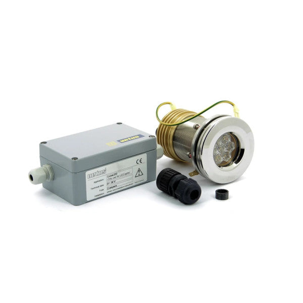 Vetus LUNA LED-Unterwasserleuchte Edelstahl 12/24V tru-hull