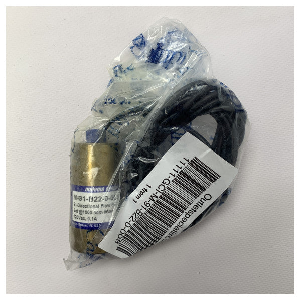 Sensor de flujo bidireccional de Malema tipo-M-91-B22-0-008