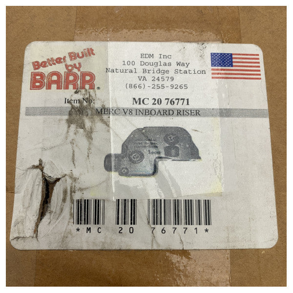 Barr Marine MC 20 76771 черен изпускателен колектор за двигатели Mercruiser V8