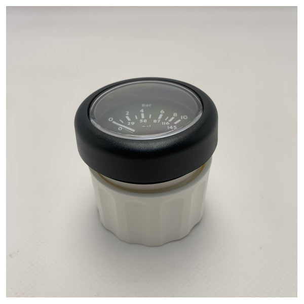 VDO 0-10 bar черен кръгъл дисплей за налягане 12V - N02-124-130