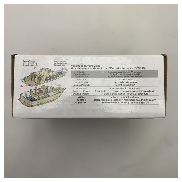 Marinco solar Minivent 1000 stainless steel 3 inch ventilator