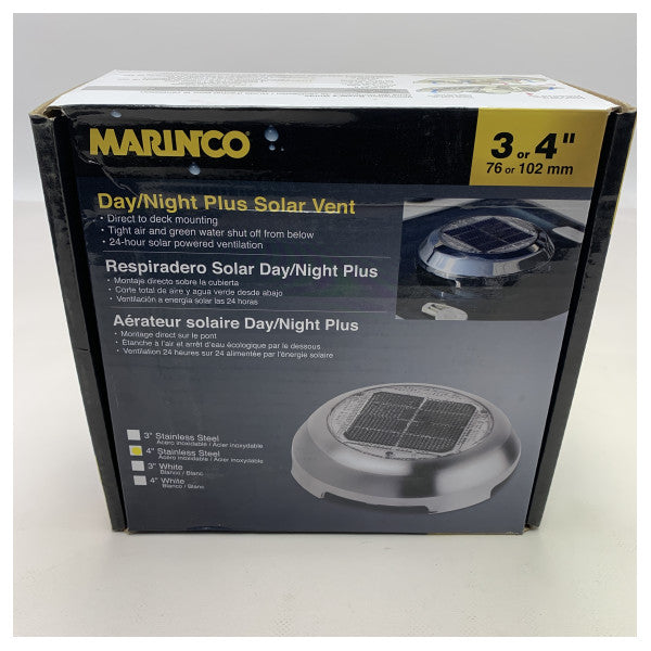 Marinco Solar Ventilation en acier inoxydable 4 pouces - N20704S