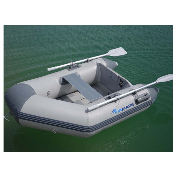Надувний човен Viamare T250 на повітряній палубі сірий 2.5M