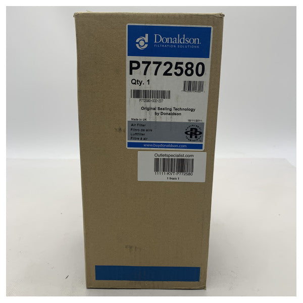 ドナルドソン P772580 エンジン・エア・フィルター