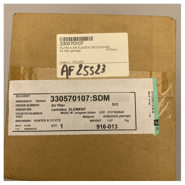 Donaldson P777414 Daħħal filtru tal-arja