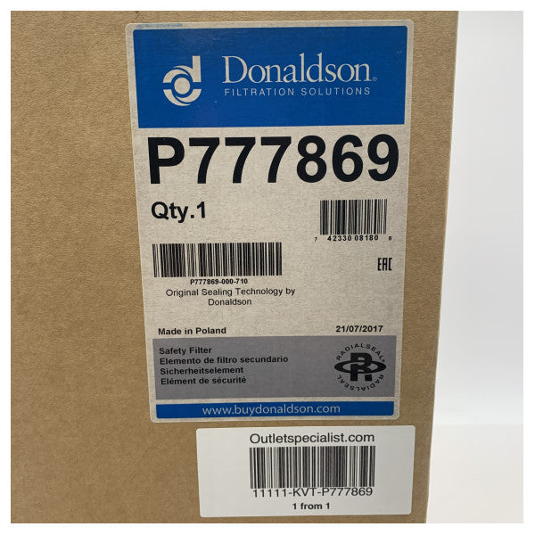 Donaldson P777869 engine air filter