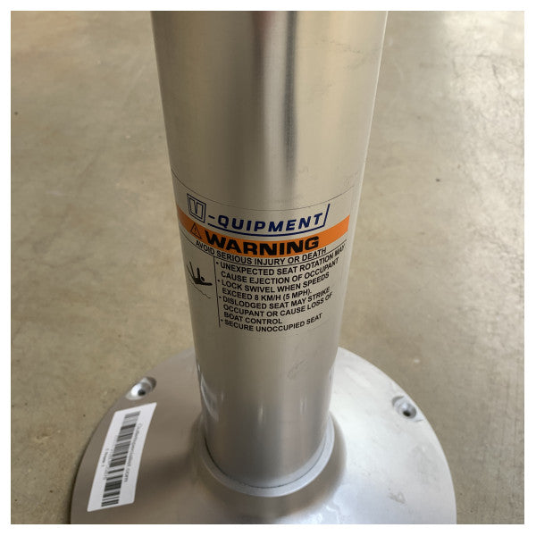 Vetus PCG シートサポート H575 mm アルミ固定式