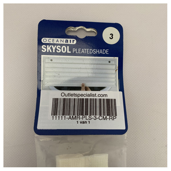 Dometic OceanAir Skysol плисиран сенник крем 630 x 305 mm - PLS-3-CM-RP