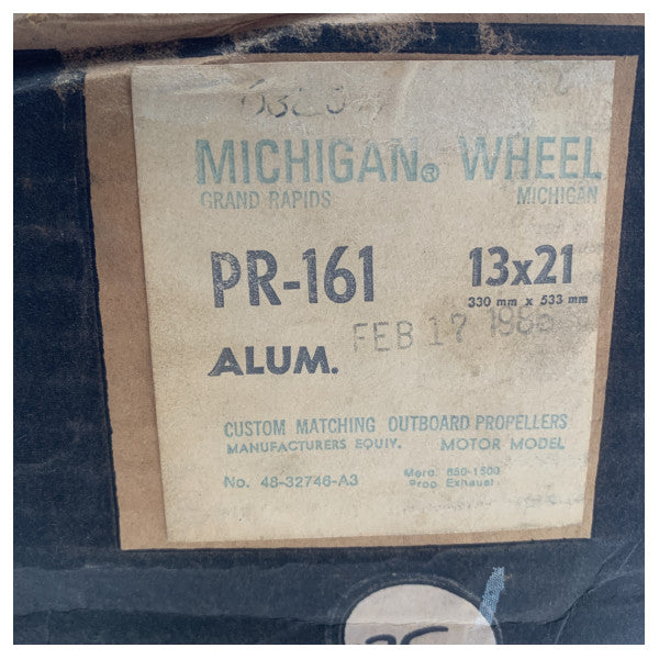 Michigan Wheel 3-Blade PR-161-13X21 Propriété en aluminium