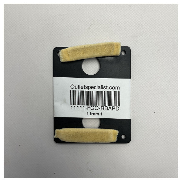 Panel de control de audio original Riva con revestimiento negro para sistemas de audio marinos estancos - RBAPD