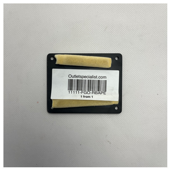 Оригінальна чорна аудіопанель управління Riva Marine � Міцний водонепроникний аудіоінтерфейс для човнів та яхт 100x80 мм